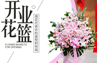 海南乐东县抱由镇花篮配送